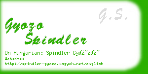 gyozo spindler business card